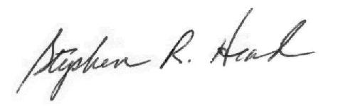 CFO signature